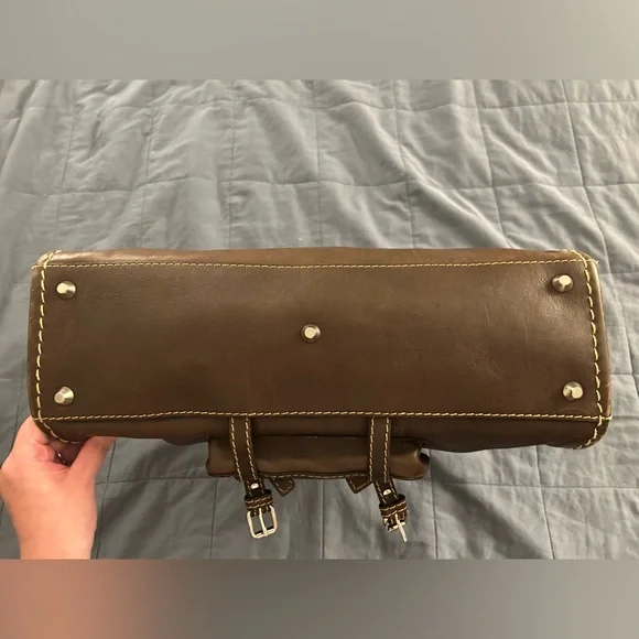 Chloe Edith Day Bag - Satchel - Dark Brown - Picture 13 of 16